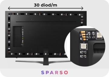 Светодиодная лента 5M RGB USB 5050 Подсветка для телевизора Набор светодиодов для дистанционного управления.