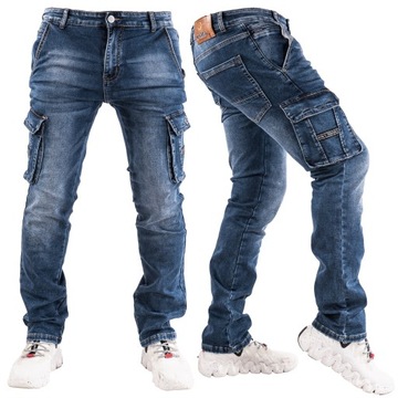 JEANSY BOJÓWKI GRANAT PREMIUM GRESSI r.29