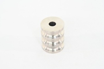 40x50mm, belt pulley/drive roller, stainless steel