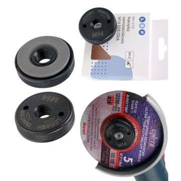 Самоконтрящаяся гайка SDS для угловой шлифовальной машины, универсальная для шлифовальных машин.