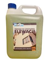 PŁYN DO MYCIA CZYSZCZENIA ELEWACJI, DACHÓW, TYNKÓW, GLONÓW, FASAD, SADZY 5L