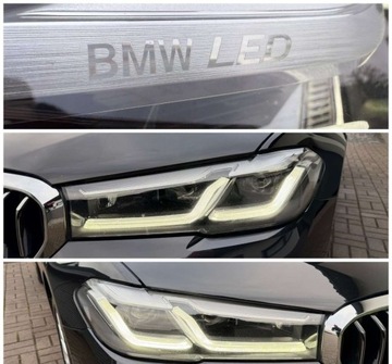 BMW Seria 5 G30-G31 Touring Facelifting 2.0 520d 190KM 2021 BMW Seria 5 520d Luxury Line KAMERA AMBIENTE serwisowany Bezwypadkowy, zdjęcie 11