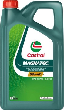 CASTROL OLEJ CASTROL 5W40 5L MAGNATEC DUALOCK / SN / C3 / LL04 / FIAT 9.555