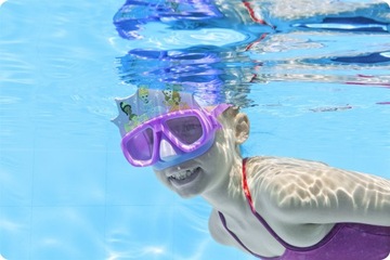 МАСКА ДЛЯ ДАЙВИНГА ДЛЯ ПЛАВАНИЯ ДЕВУШКЕ ДЛЯ БАССЕЙНА ОЧКИ ПРИНЦЕССА