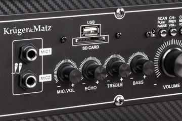 Колонки KRUGER&MATZ Stage Lite Black (2 шт.)