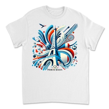 T-shirt Olimpiada Igrzyska Olimpijskie Paryż 2024 Rozmiar: L
