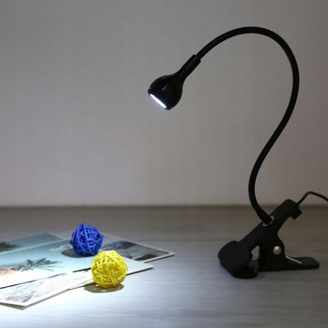 LAMPKA LED DO CZYTANIA LATARKA Z KLIPSEM