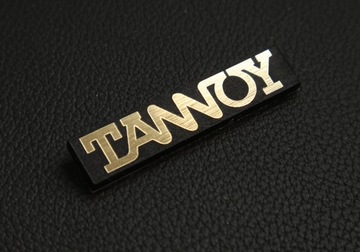 Logo TANNOY 51 x 11mm 3mm grub. Samoprzylepne