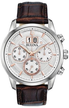 ELEGANCKI ZEGAREK BULOVA 96B309 SUTTON CHRONO BOX