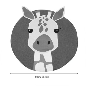Хлопковый игровой коврик для малышей с рисунком жирафа