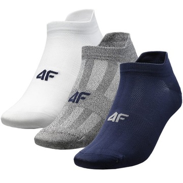 4F SKARPETY STOPKI H4L21-SOM004 r.39-42 MIX 3PAK