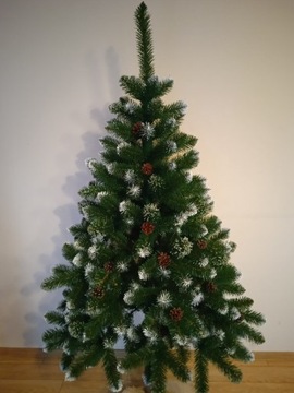 Елка НА ЗАСНЕЖЕННОМ СТВОЛЕ СОСЫ 80 см ПРЕМИУМ