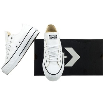 Buty Trampki Damskie Converse CT All Star Lift OX 560251C Białe