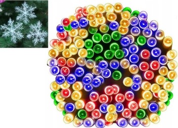 lampki CHOINKOWE LED 300 MULTI 8 prog 18m ZŁĄCZKA