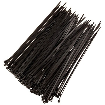 100 × OPASKI ZACISKOWE KABLOWE TRYTKI TRYTYTKI ODPORNE MOCNE / 3,6 X 370