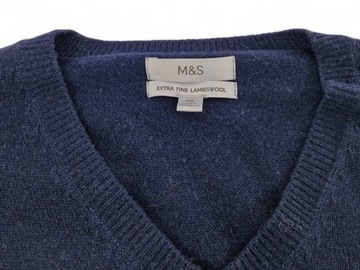Marks&Spencer Granatowy Sweter 3XL