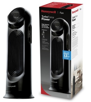 WENTYLATOR KOLUMNOWY PODŁOGOWY CYRKULATOR WIATRAK TURBO MOC HONEYWELL