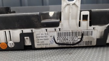 P8200418023 PŘÍSTROJOVÁ DESKA RENAULT MODUL 1.5 DCI