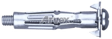 Kołki stalowe typu molly M4x55/24 100szt. ARVEX