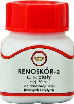 Farba do skór Renoskór biała 30 ml