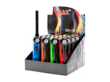 ЗАЖИГАЛКА MAX GH-19 ЗАЖИГАЛКА ДЛЯ ГАЗОВЫХ СВЕЧЕЙ 1 ШТ. СМЕШАННЫЕ ЦВЕТА