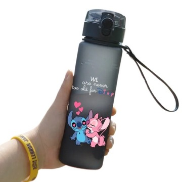Disney Stitch Duża pojemność 560 ml Anime Cartoon Kubek do picia dla dzieci