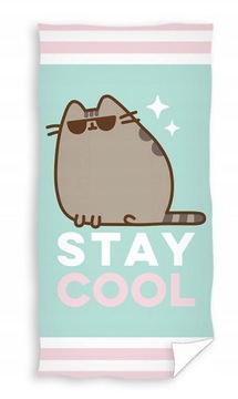 RĘCZNIK KĄPIELOWY PUSHEEN 70x140 DLA DZIECKA BAWEŁNIANY MŁODZIEŻOWY