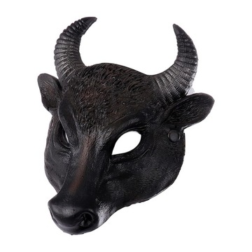 Buffalo Mask 3D Realistyczna maska głowy byka Pół twarzy