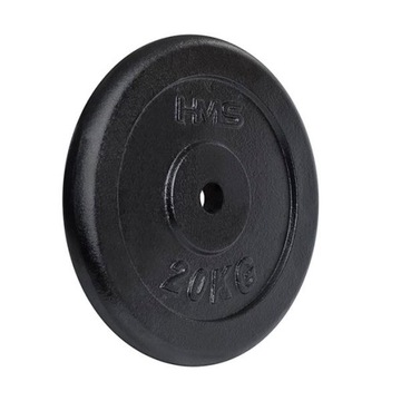 TALERZ SOLIDNY ŻELIWNY Treningowy 31mm 20kg HMS