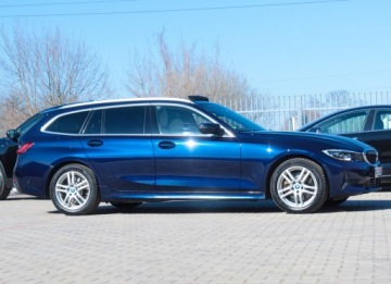 BMW Seria 3 G20-G21 Touring 2.0 330e 292KM 2021 BMW 330 SportLine Lasery HUD Panorama Pamięć ACC Skóra Keyles Webasto Hi-Fi, zdjęcie 4
