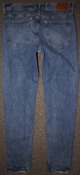 ABERCROMBIE&FITCH 90's slim - ZWĘŻANE MĘSKIE JEANSY RURKI W33L34