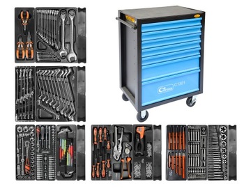 Szafka narzędziowa wózek 103cm wyposażenie 398 elementów Richmann Exclusive