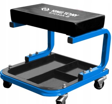 MOBILNY STOŁEK WARSZTATOWY KRZESŁO SIEDZISKO KING TONY 87C33A-B