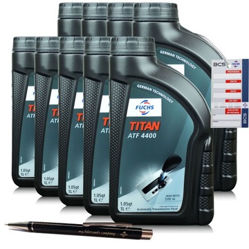 9 LITRÓW OLEJ FUCHS TITAN ATF 4400 9L DO SKRZYŃ AUTOMATYCZNYCH DYSTRYBUTOR