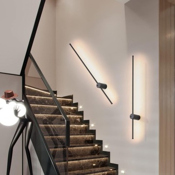 LAMPKA NOCNA 6W DO SYPIALNI, LED KINKIET 60CM, KINKIETY LED WEWNĘTRZNE