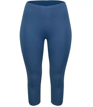Legginsy bezszwowe 3/4 dopasowane plus size 9XL