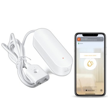 Bezprzewodowy czujnik Sensor Zalania Wody Smart AAA wersja cicha WIFI TUYA