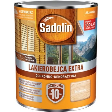 Lakierobejca Sadolin Extra Bezbarwny 2,5L