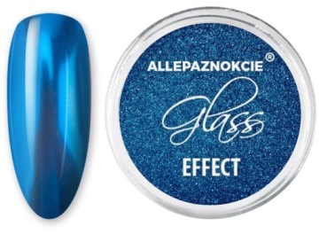 Pyłek lustrzany GLASS EFFECT nr 8 BLUE Niebieski