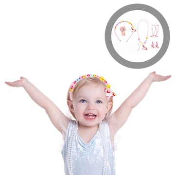 ОЖЕРЕЛЬЕ ДЛЯ МАЛЕНЬКИХ ДЕВОЧЕК УКРАШЕНИЯ SEE KIDS