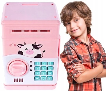 СЕЙФ-КОПИЛКА АТМ ДЛЯ МОНЕТ БАНКНОТЫ ЭЛЕКТРОННЫЙ PIN-ЗАМОК