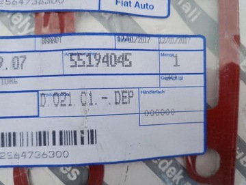 DODGE DART JEEP RENEGADE 1.4 TĚSNĚNÍ KRYT HLAVA