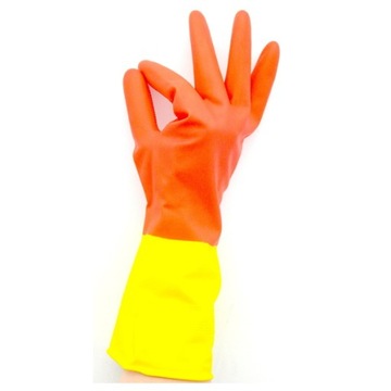 СУПЕРПРОЧНЫЕ ПЕРЧАТКИ, ДВУХЦВЕТНЫЕ M