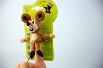 ЧЕШСКАЯ МОЛЬ, МАЛЕНЬКАЯ ПЛЮШЕВАЯ ИГРУШКА, ИГРУШКА НА ПАЛЬЦЫ МЫШИ