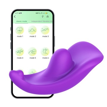 WIBRATOR MASAŻER MAJTEK WIBRUJĄCE MAJTECZKI APLIKACJA TELEFON APP DLA PAR