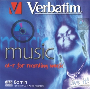 Verbatim Music CD-R Audio 1szt stacjonarne nagry.