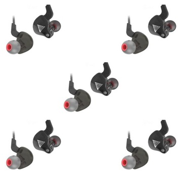 1/2/5 Słuchawki przewodowe 3.5mm Zestaw słuchawkowy HiFi z mikrofonem