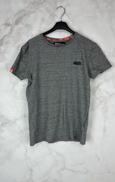 Superdry Szary T-Shirt Męski S 36