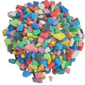 1 КГ ГАЛЬКА ЦВЕТНАЯ ЛЕСНАЯ В БАНКЕ 5-8мм