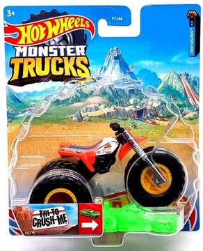 Autko TRI TO CRUSH ME Monster Trucks Hot Wheels
